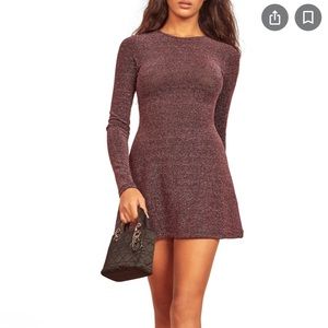NWT Reformation Long Sleeve Dress